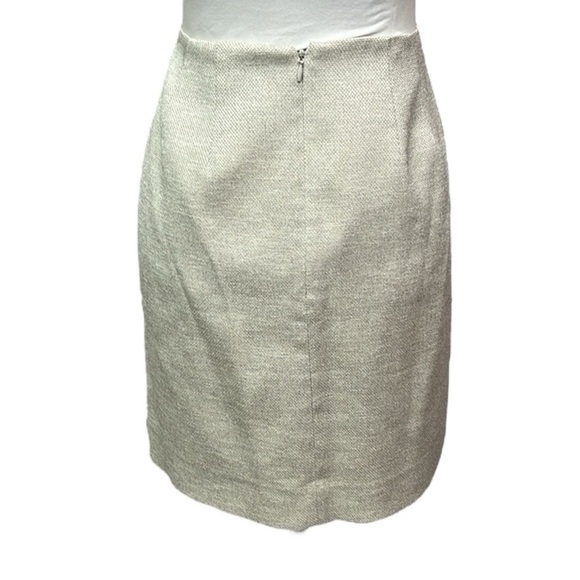 WHBM Tweed Envelope Hem Skirt Tan - Picture 4 of 7